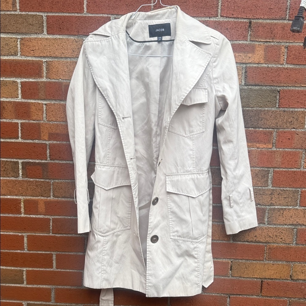 Jacob Women's Beige Trench Coat